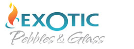 Exotic Pebbles and Glass's Logo