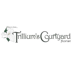 Trillium's Courtyard Florist's Logo