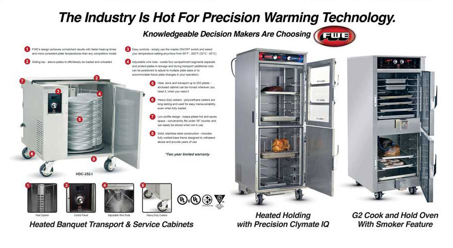 Commercial heated holding food warmer cabinets