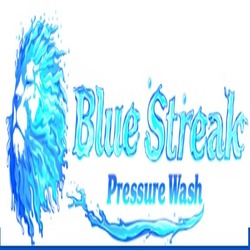 Blue streak Pressure Wash's Logo