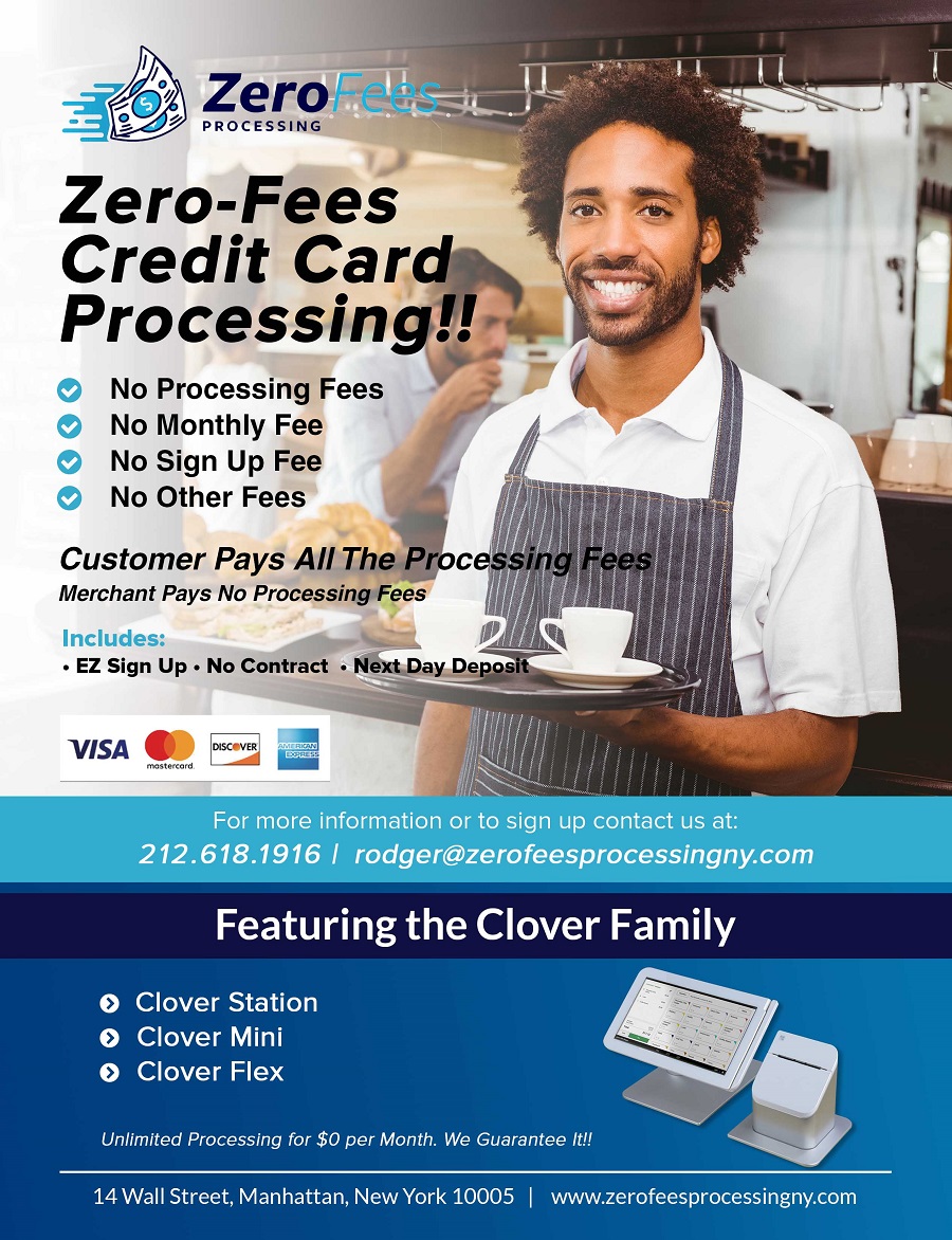 Zero Fees Processing