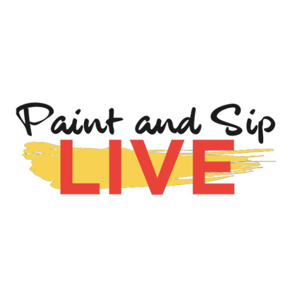 Paint and Sip LIVE's Logo
