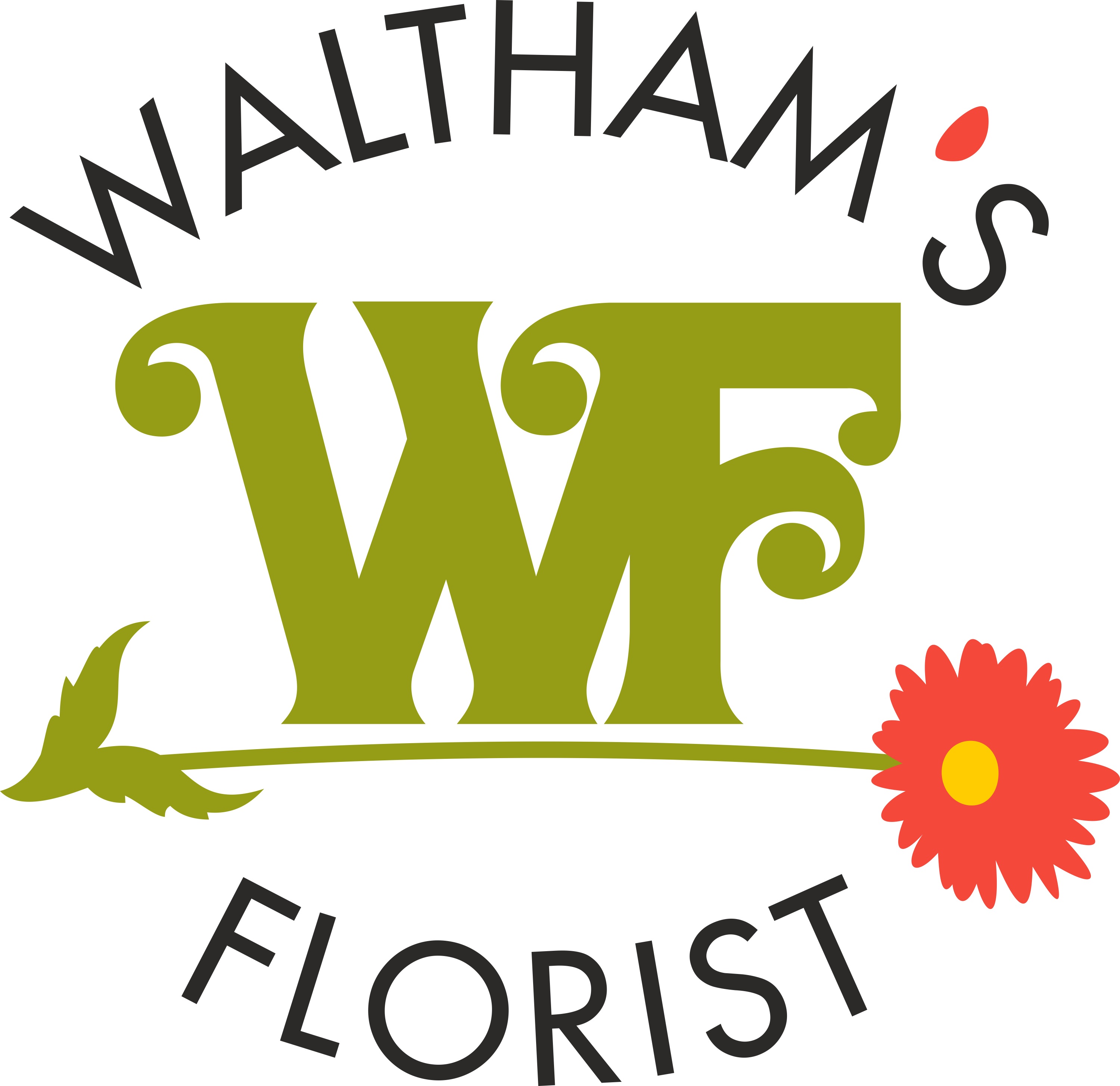 Waltham's Florist's Logo