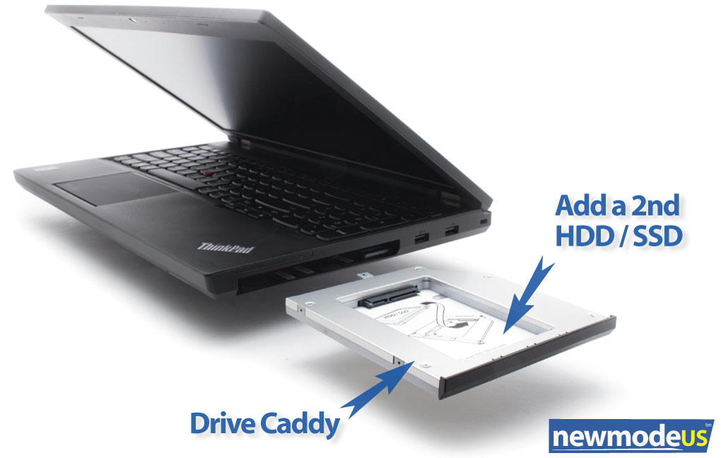 Hard drive caddy for Lenovo Laptop