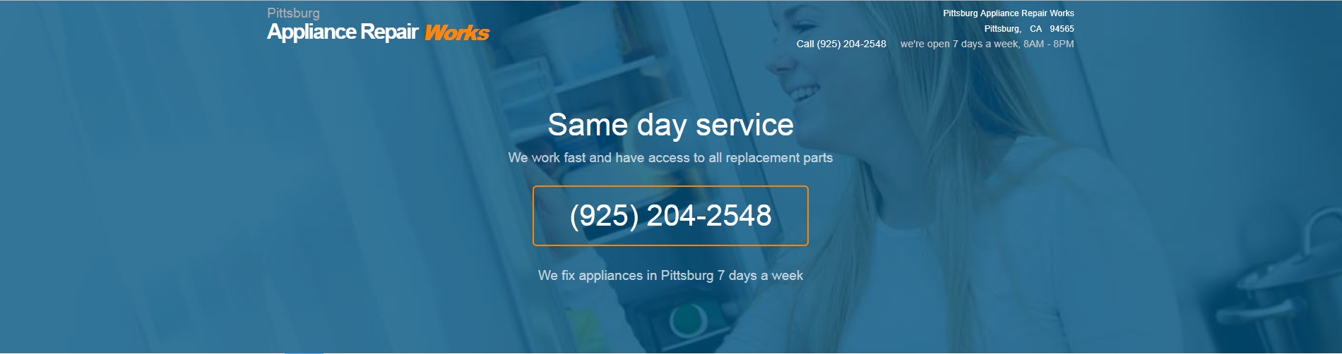 Pittsburg Appliance Repair Works-(925) 204-2548