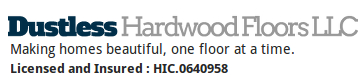 Dustless Hardwood Floors LLC's Logo
