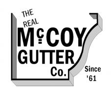 The Real McCoy Gutter's Logo