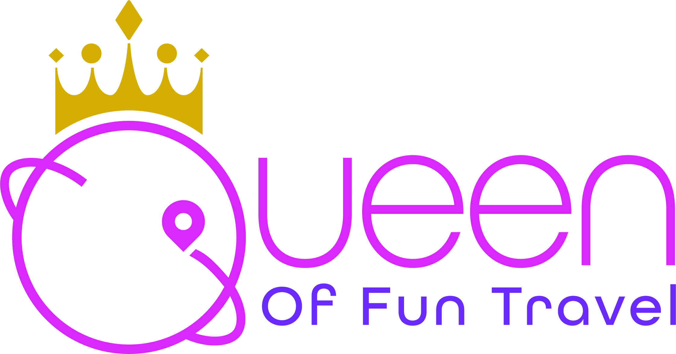 Queen of Fun Travel's Logo