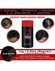 Dark Brown Hair Fibers