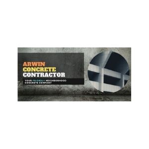 Arwin Concrete Contractor's Logo