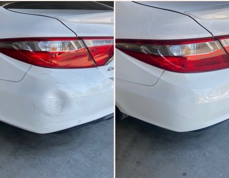 Paintless Bumper Dent Repair 2016 Toyota Camry