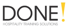 Done! Hospitality Training's Logo
