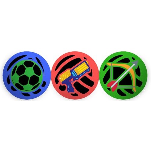 Premier Nerf Gun Party, Bubble Soccer, and Archery Tag | AirballingOC's Logo