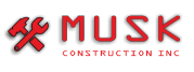 MUSK Construction Kitchen and Bathroom Remodeling Campbell's Logo