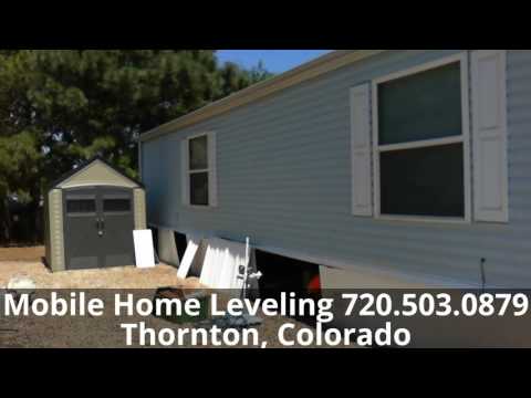 Mobile Home Trailer Leveling