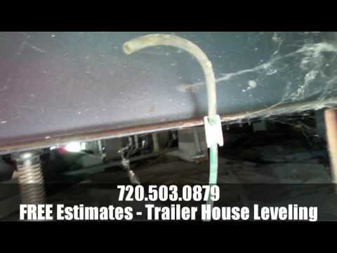 Mobile Home Trailer Leveling