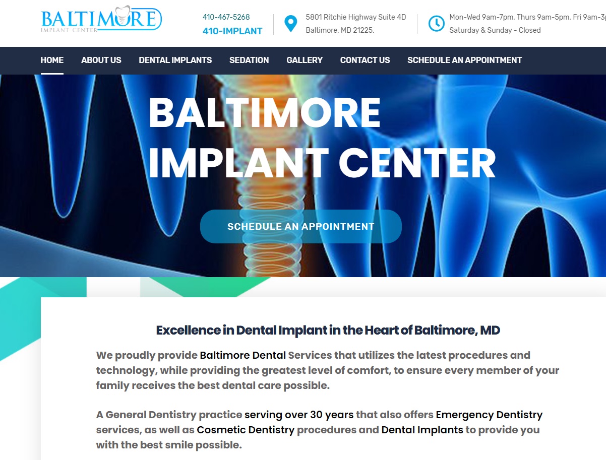 Baltimore Implant Center's Logo