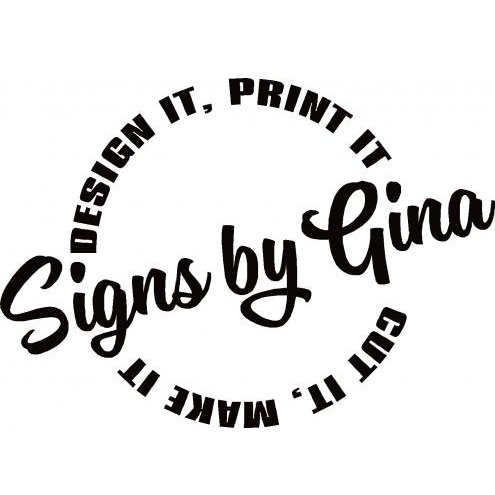 Signs By Gina's Logo