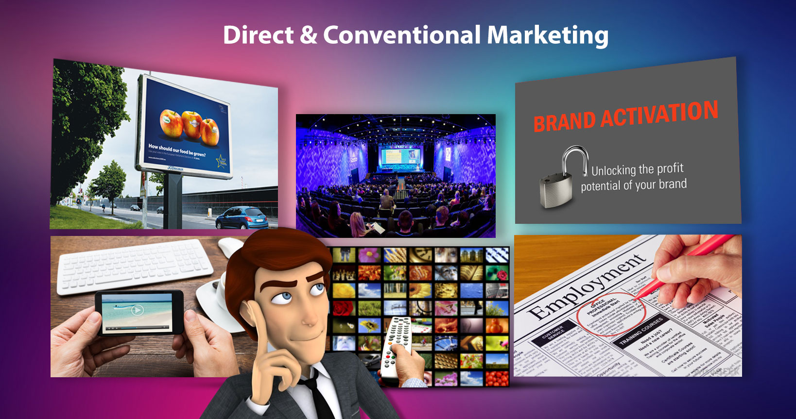 Direct & Conventional Marketing and Advertising