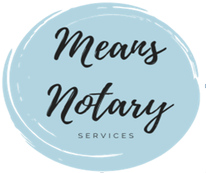 Means Notary Services's Logo