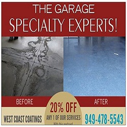 West Coast Coatings Garage Specialists's Logo