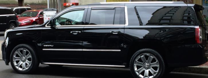 Luxury Black SUV with Affordable Rates!