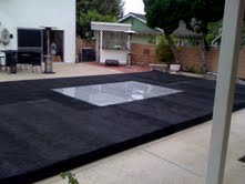 clear pool cover rental