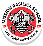 Mission Basilica School's Logo