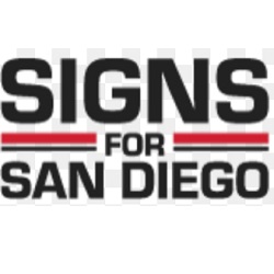 Signs for San Diego's Logo