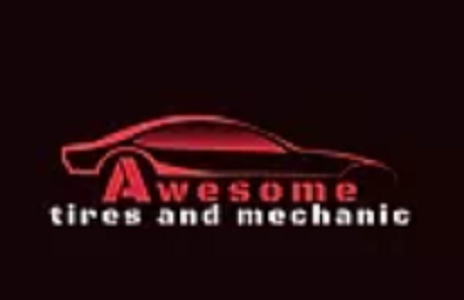 Awesome Tire & Mechanic's Logo