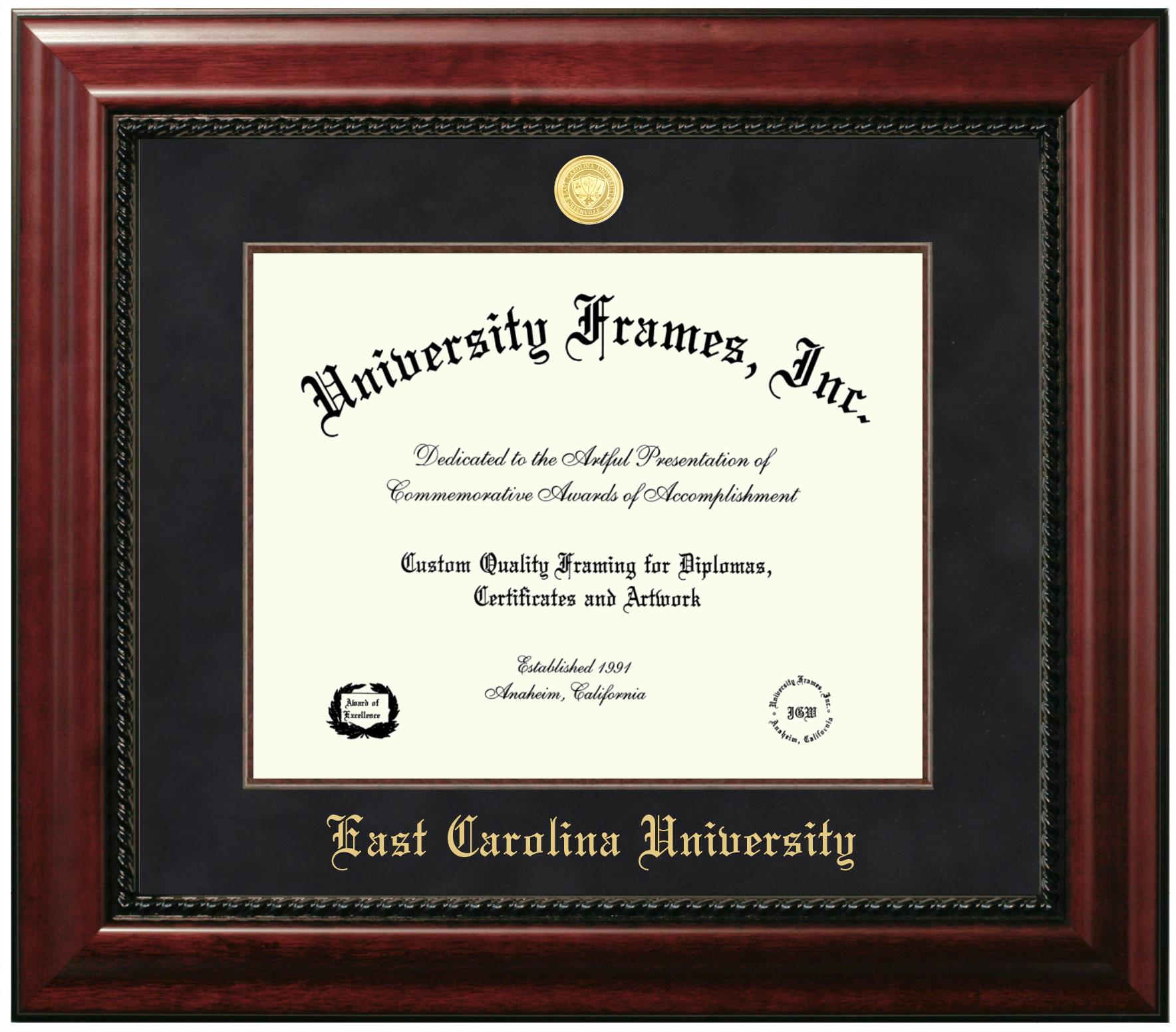 East Carolina Diploma Frame
