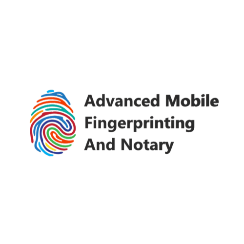 Advanced Mobile Fingerprinting and Notary's Logo
