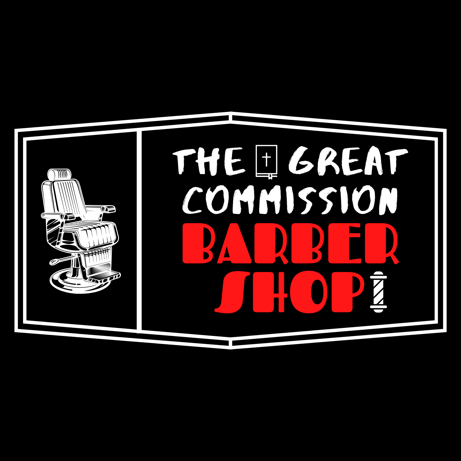 The Great Commission Barbershop's Logo