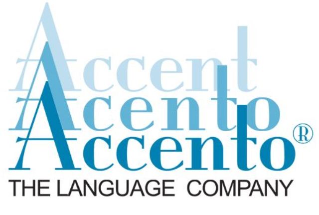 Accento, The Language Company's Logo