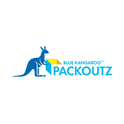 Blue Kangaroo Packoutz Cincinnati and Dayton's Logo