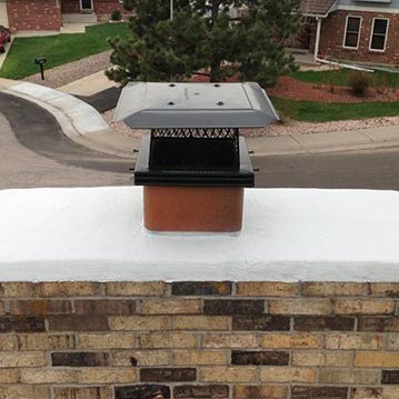 Example of our chimney repair work