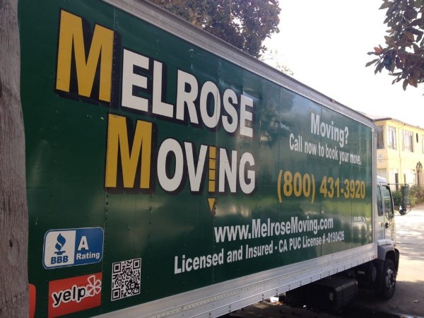 Melrose Moving Company Sacramento