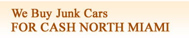 We Buy Junk Cars North Miami's Logo