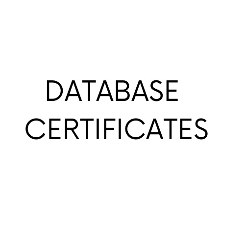 DATABASE CERTIFICATES's Logo