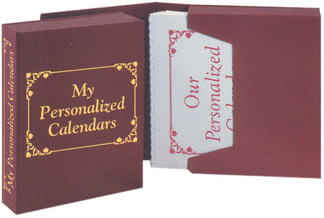 Personalized Photo Calendar Keepsake Box