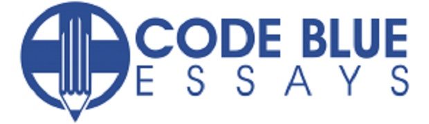 CodeBlue Essays.com's Logo