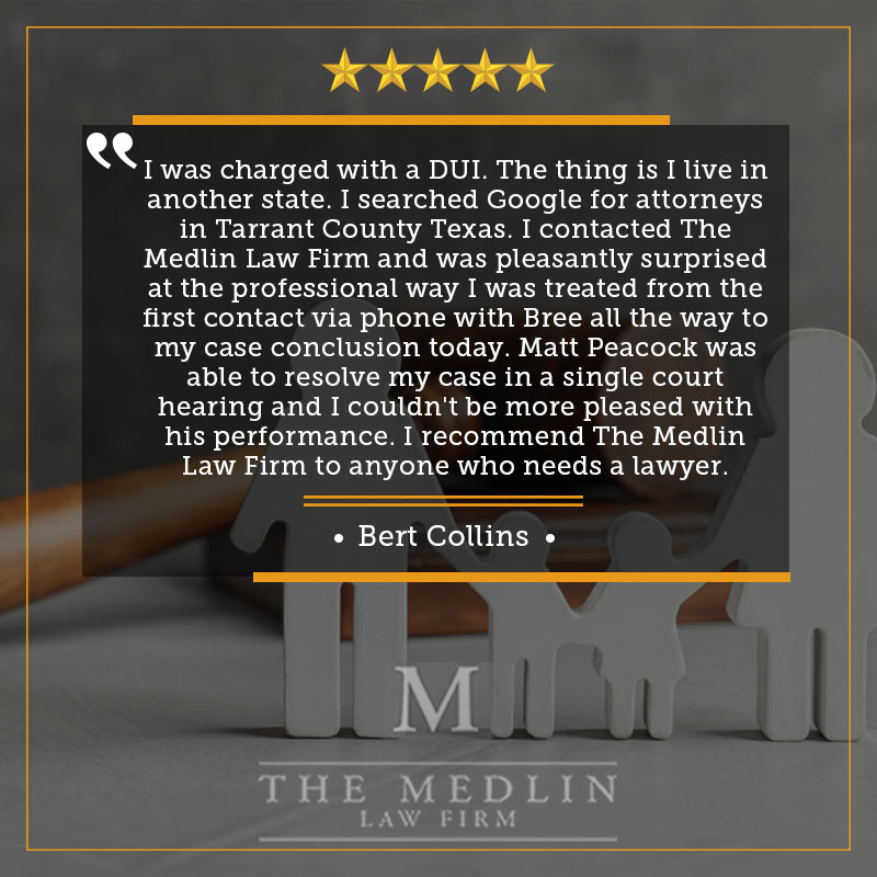 The Medlin Law Firm Client Testimonial From Bert Collins