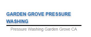Garden Grove Pressure Washing's Logo