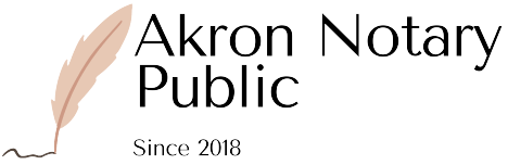 Akron Notary Public's Logo