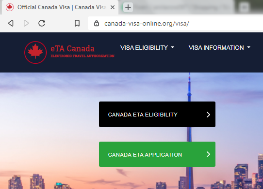 CANADA VISA Online Application Center  - WASHINGTON OFFICE's Logo