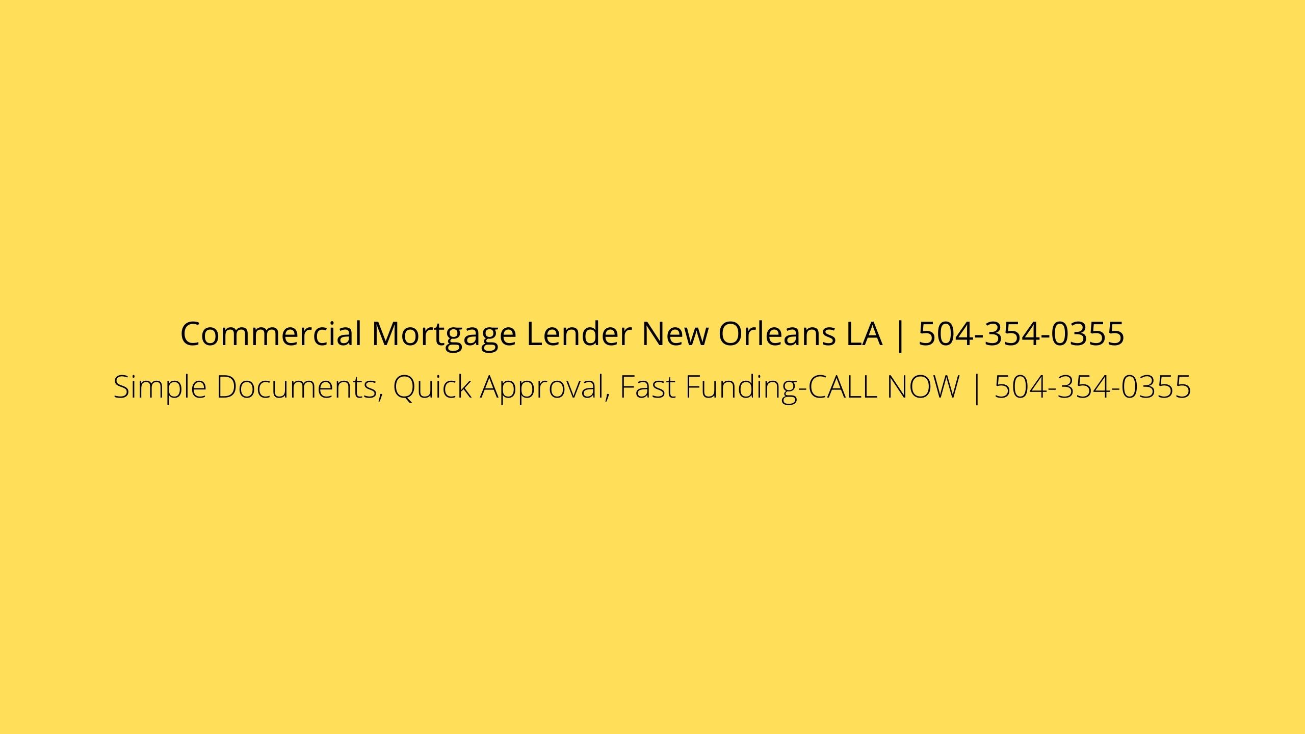 Commercial Mortgage Lender New Orleans LA's Logo