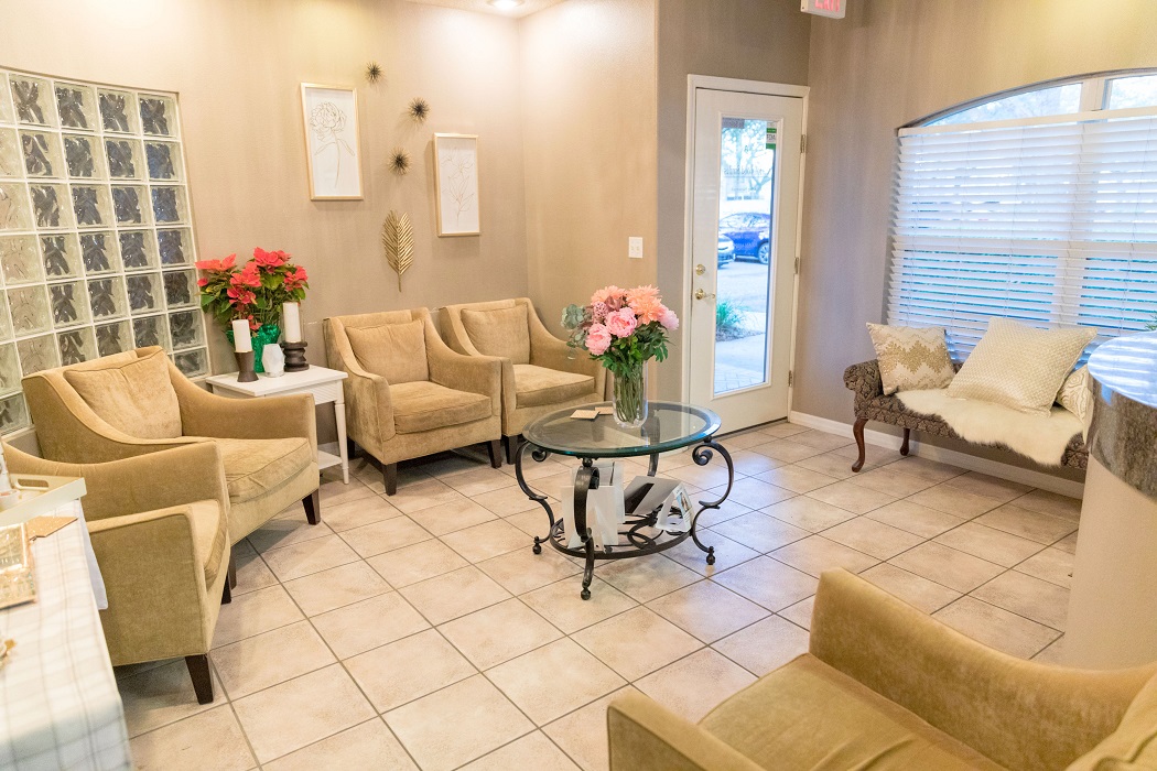 Waiting area at Tampa dentist Carrollwood Smiles