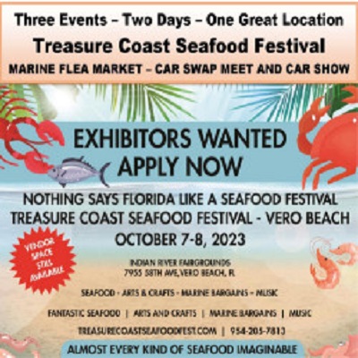 The Treasure Coast Seafood Festival - Vero Beach Oct 7-8's Logo