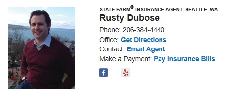 State Farm Seattle | Agent Rusty Dubose's Logo