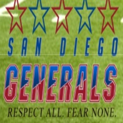 San Diego Generals Youth Football & Cheer Travel Team's Logo